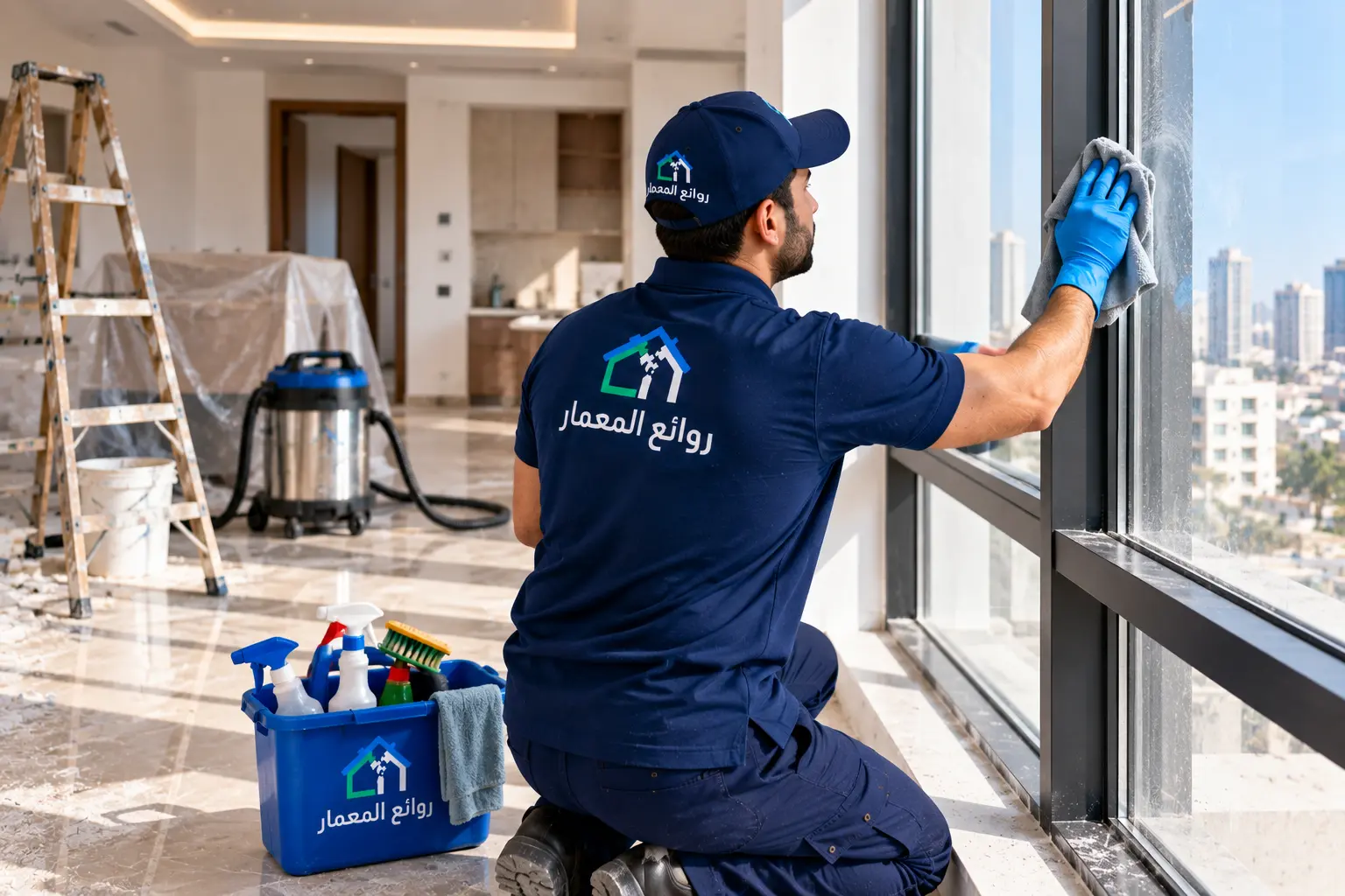 تنظيف بعد التشطيب في عجمان